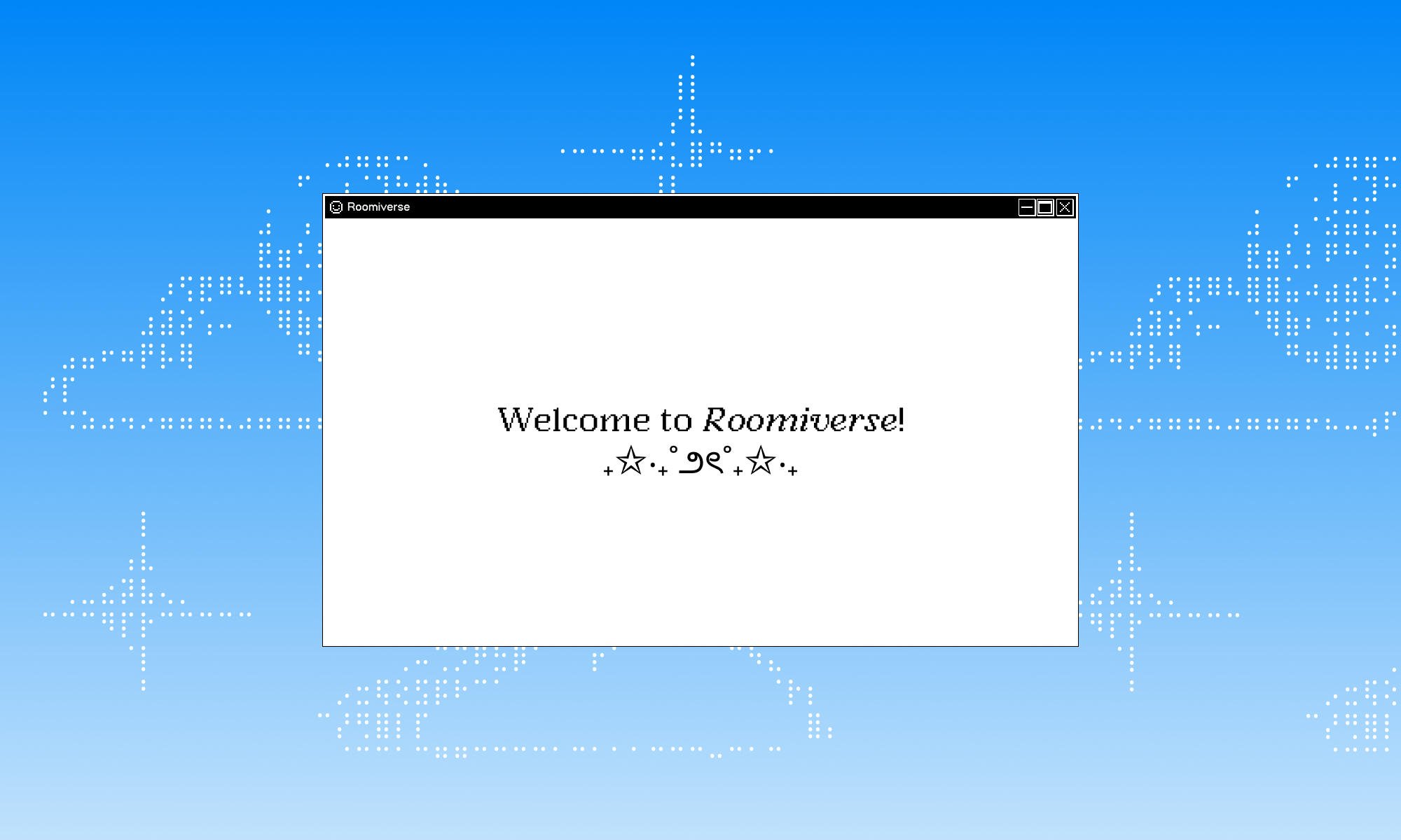 Roomiverse landing page